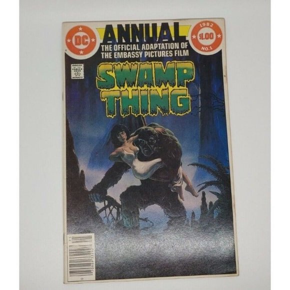 DC Comics Swamp Thing Annual Issue #1 Movie Adaptation Issue 1982 Wes Craven - Picture 1 of 11